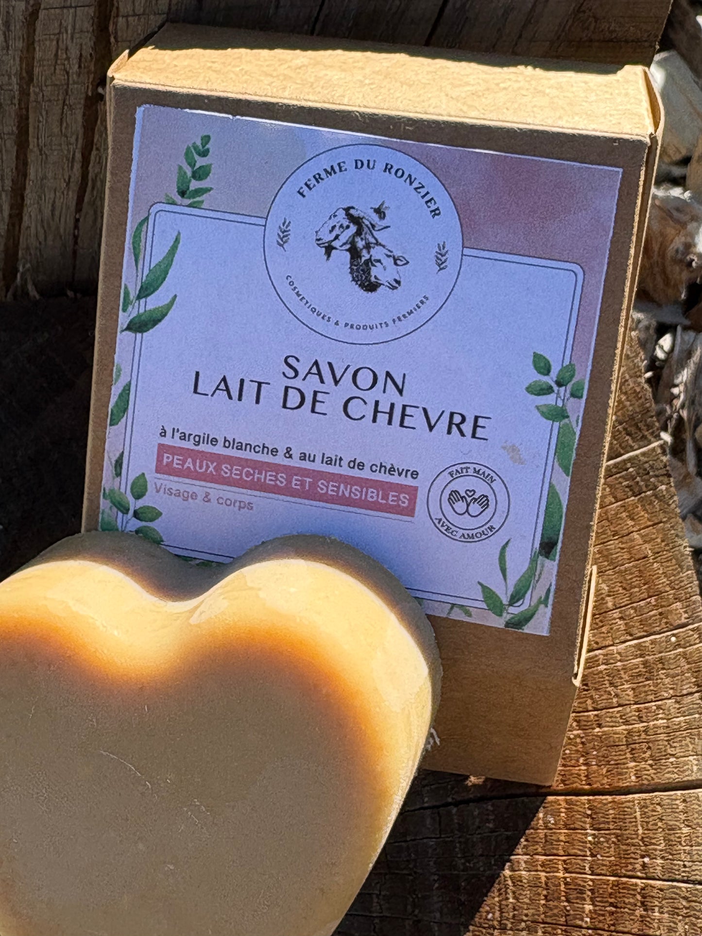 Savon au lait de chèvre nature
