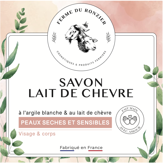 Savon au lait de chèvre nature